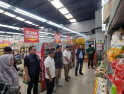 Sidak Pasar Modern, Polda Lampung Cek Harga dan Stok Pangan