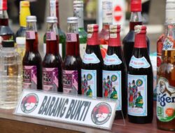 Polres Temanggung Musnahkan 1.874 Botol Miras Hasil Operasi Pekat Candi 2026