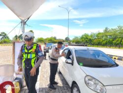 Polres Lamsel Terapkan Screening Tiket dan Sistem Stiker Bagi Pemudik Menuju Pelabuhan