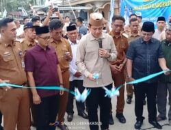 Dua Infrastruktur Jalan Bagus di Kecamatan Penengahan Diresmikan Bupati Lamsel