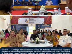 Lapas Kalianda Gelar Tasyakuran HBP ke-62, Serahkan Bantuan Gerobak UMKM untuk Keluarga WBP