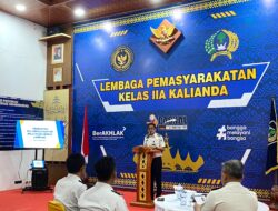 Perkuat Pelaksanaan Tugas Pemasyarakatan, Lapas Kalianda Terima Kunjungan PLH Kakanwil Ditjenpas Lampung