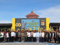 Peran Masyarakat Jadi Kunci Kamtibmas, Polres Lamsel Gelar Apel 1.000 Kentongan
