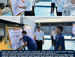 Komitmen Tegas, Lapas Kalianda Deklarasikan Anti HALINAR Bersama Pegawai dan WBP