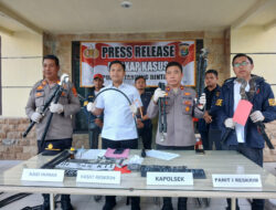 Beraksi Antar Kabupaten, 5 Komplotan Pencuri Kabel Listrik Ditangkap di Tanjung Bintang