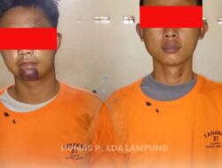 Bersaksi di 10 TKP, komplotan Spesialis Curanmor Di Bandara Lampung Ditangkap