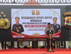 Polres Lamsel Gelar MHQ Sambut Hari Bhayangkara ke-80