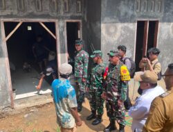 Kunjungan Tim Wasev Jadi Momentum Evaluasi Percepatan Pembangunan TMMD Desa Krangean