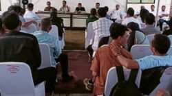 Kementerian ATR/BPN Kantor Pertanahan Kabupaten Lamsel Lakukan Sosialisasi PTSL Bersama APH