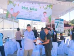 BPN Lamsel Bagikan Daging Kurban Kepada Masyarakat Dihari Raya Idul Adha 1447 Hijriah