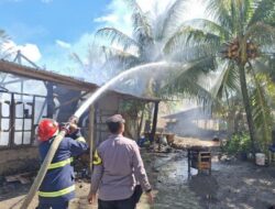 Rumah Ditinggal Kondangan Terbakar, Polisi Minta Warga Waspada Saat Musim Kemarau