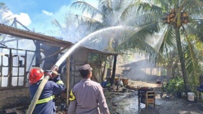 Rumah Ditinggal Kondangan Terbakar, Polisi Minta Warga Waspada Saat Musim Kemarau
