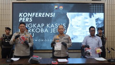 Residivis Narkoba di Wonosobo Ditangkap Lagi, Polisi Sita 131,8 Gram Sabu