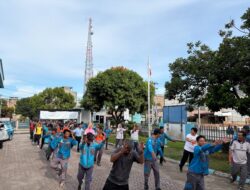 PLN ULP Perdagangan Gelar Senam Pagi, Wujudkan Petugas Billing & Tusbung yang sehat,sigap, dan Penuh Semangat Melayani