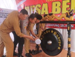 Polres Lamsel Perkuat Gerakan Perang Melawan Narkoba, Contoh Desa Trimomukti Jadi BENER 