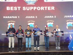 Polres Wonosobo Juara Best Supporter di Kapolda Jateng Cup E-Sport Turnament