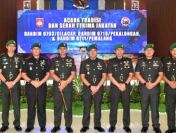 Tiga Dandim Jajaran Korem 071/Wijayakusuma Berganti, Danrem Tekankan Penguatan Sinergi Wilayah