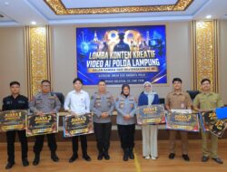 Sambut Hari Bhayangkara Ke-80, Bid Humas Polda Lampung Sukses Gelar Lomba Konten Kreatif Video AI