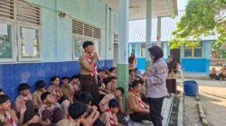Naik Perahu Demi Edukasi, Polisi Bekali Pelajar Pulau Sebesi Lawan Narkoba dan Bullying