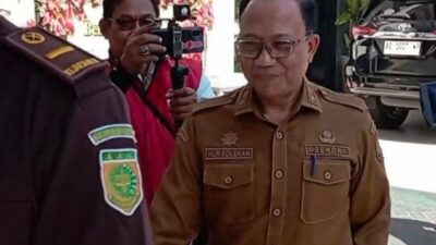Sekda Nganjuk Jalani Pemeriksaan di Kejari, Terkait Dugaan Korupsi Proyek Bendungan Margopatut