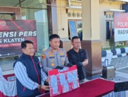 Polres Klaten Ungkap 8 Kasus Sabu dalam Sebulan, 10 Tersangka Ditangkap