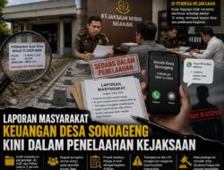 Isi Aduan Warga Sonoageng Mulai Terkuak, Dugaan Pengelolaan Dana Desa Disorot