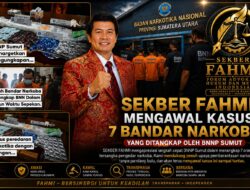 SEKBER FAHMI, Apresiasi Langkah Cepat BNNP Sumut Ungkap 7 Tersangka Narkoba: Jangan Ada Ruang Bagi Gembong Narkoba!