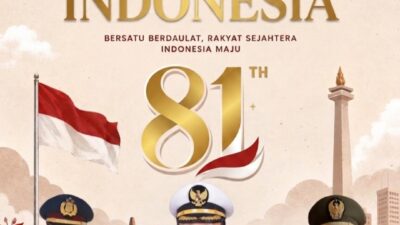 FORKOPIMCAM SIDOMULYO SAMPAIKAN UCAPAN DIRGAHAYU KE-81 KEMERDEKAAN RI