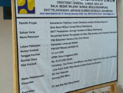 UCAPAN TERIMA KASIH RAKYAT! PEMBANGUNAN AIR BERSIH WAY ANDENG, HARAPAN BESAR WARGA BAKAUHENI