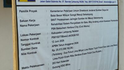 UCAPAN TERIMA KASIH RAKYAT! PEMBANGUNAN AIR BERSIH WAY ANDENG, HARAPAN BESAR WARGA BAKAUHENI