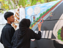 Polres Lampung Selatan Gelar Lomba Mural Sambut HUT Lalu Lintas ke-71
