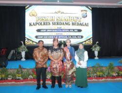 Acara Pisah Sambut Kapolres Serdang Bedagai dari AKBP JHON RAKUTTA SITEPU, S.I.K., M.H. Kepada AKBP SAH UDUR TOGI MARITO, S.H., S.I.K., M.H.