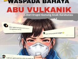 Waspada Bahaya Abu Vulkanik dari Erupsi Gunung Anak Krakatau