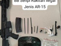 Dua Orang Diburu dari Pelabuhan Bakauheni Hingga Loteng, Senjata Laras Panjang Beserta Amunisi Aktif Diamankan Polisi