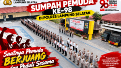 Sumpah Pemuda ke-98 di Polres Lampung Selatan, Saatnya Pemuda Berjuang dan Peduli Sesama