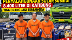 Polisi Ungkap Penyalahgunaan Solar Subsidi 8.400 Liter di Katibung, Tiga Orang Jadi Tersangka
