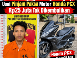 Pria di Tanjung Bintang Ditangkap, Usai Pinjam Paksa Motor Honda Tak Dikembalikan