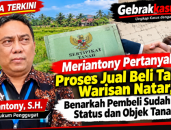 Meriantony Pertanyakan Proses Jual Beli Tanah Warisan Natar, Benarkah Pembeli Sudah Cek Status dan Objek Tanah?